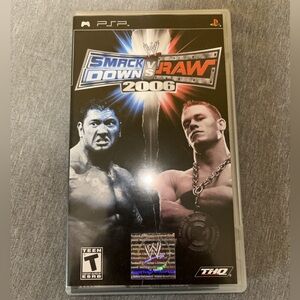 SmackDown VS Raw 2006 Sony PSP UMD CIB Wrestling Game